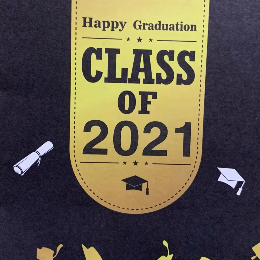 Graduation Celebration 2021 Bags - Black and Gold (6 Total)